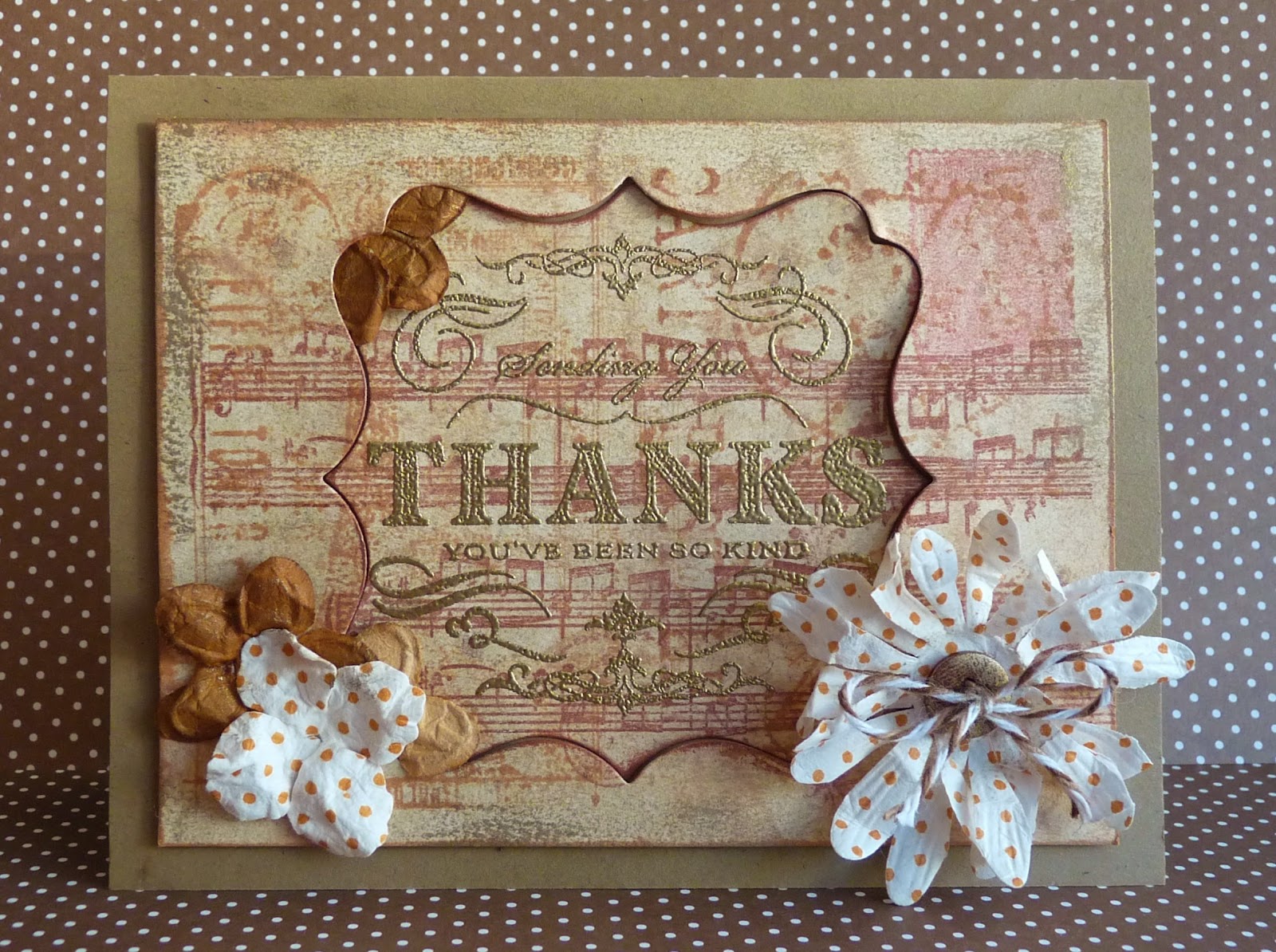 Dare to bee creative&hellip;: Vintage Thank You