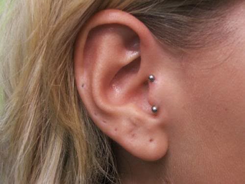 Heart Tragus Piercing