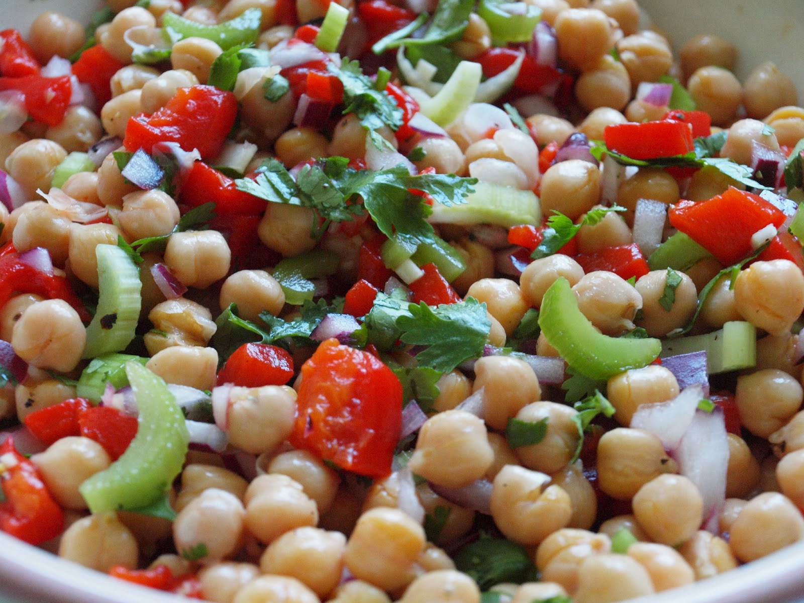 Cook The Hell Out of It! Marinated Garbanzo Bean and Cilantro Salad