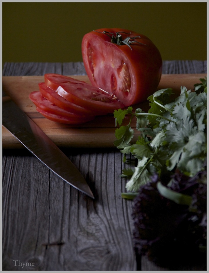 Thyme Hamburgers! with Kale 'Slaw' and CilantroLime Mayonnaise