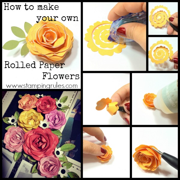 Stamping Rules! Day 127 Rolled Flower Tutorial