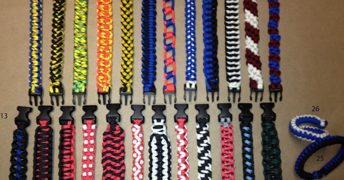 Chaotic Thinking Paracord Adventures Bracelets