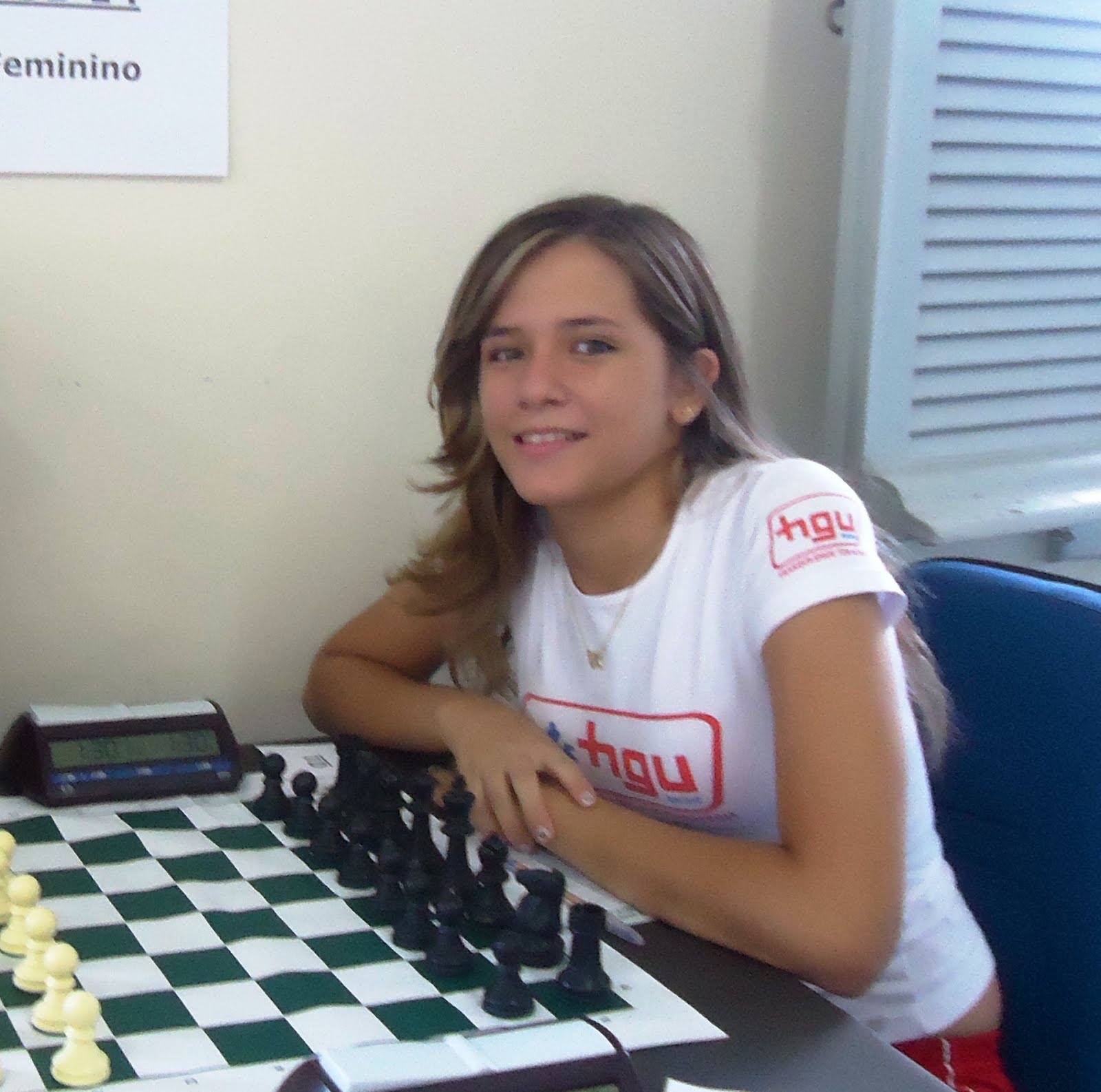 Ramyres Coelho na lista entre as melhores no Xadrez e no vestibular