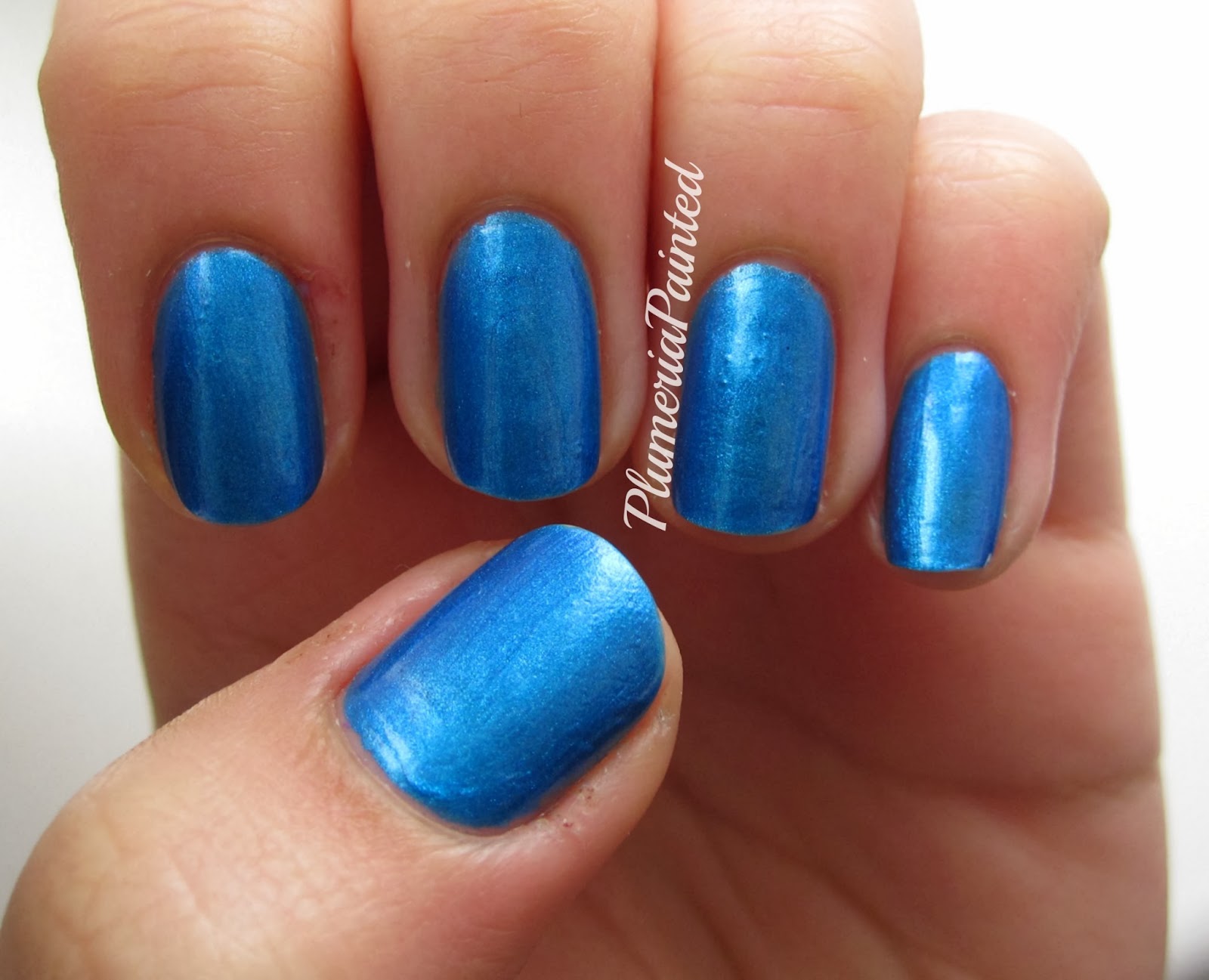PlumeriaPainted Blue Nails Rimmel Azure