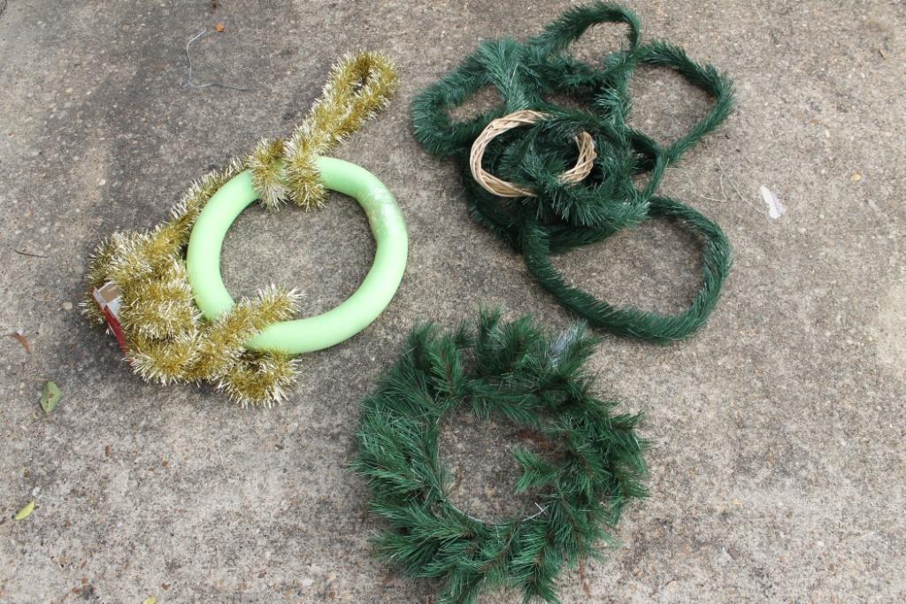 DIY Bottle Brush Tree Wreath Miss Kopy Kat