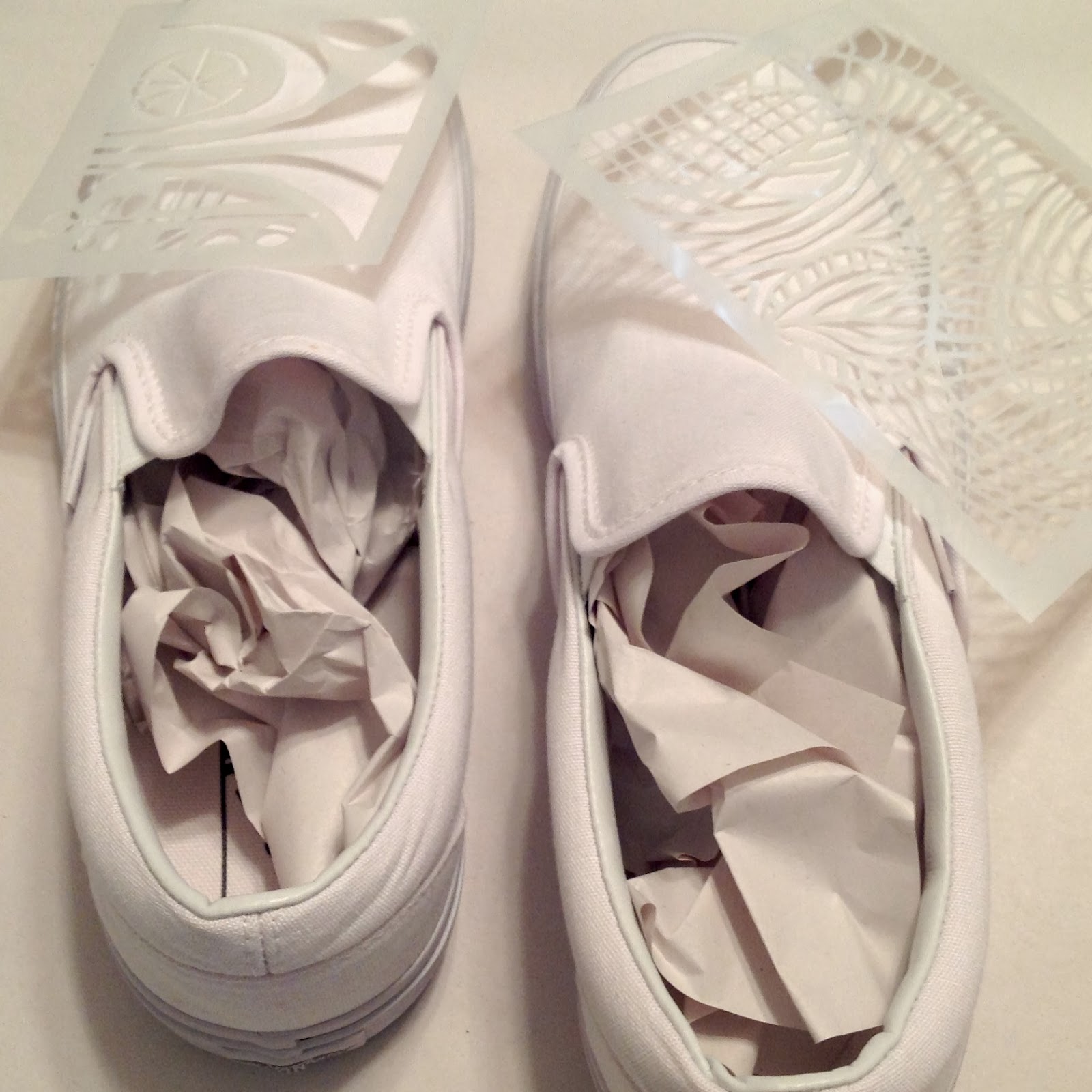 StencilGirl Talk Stenciling Shoes!