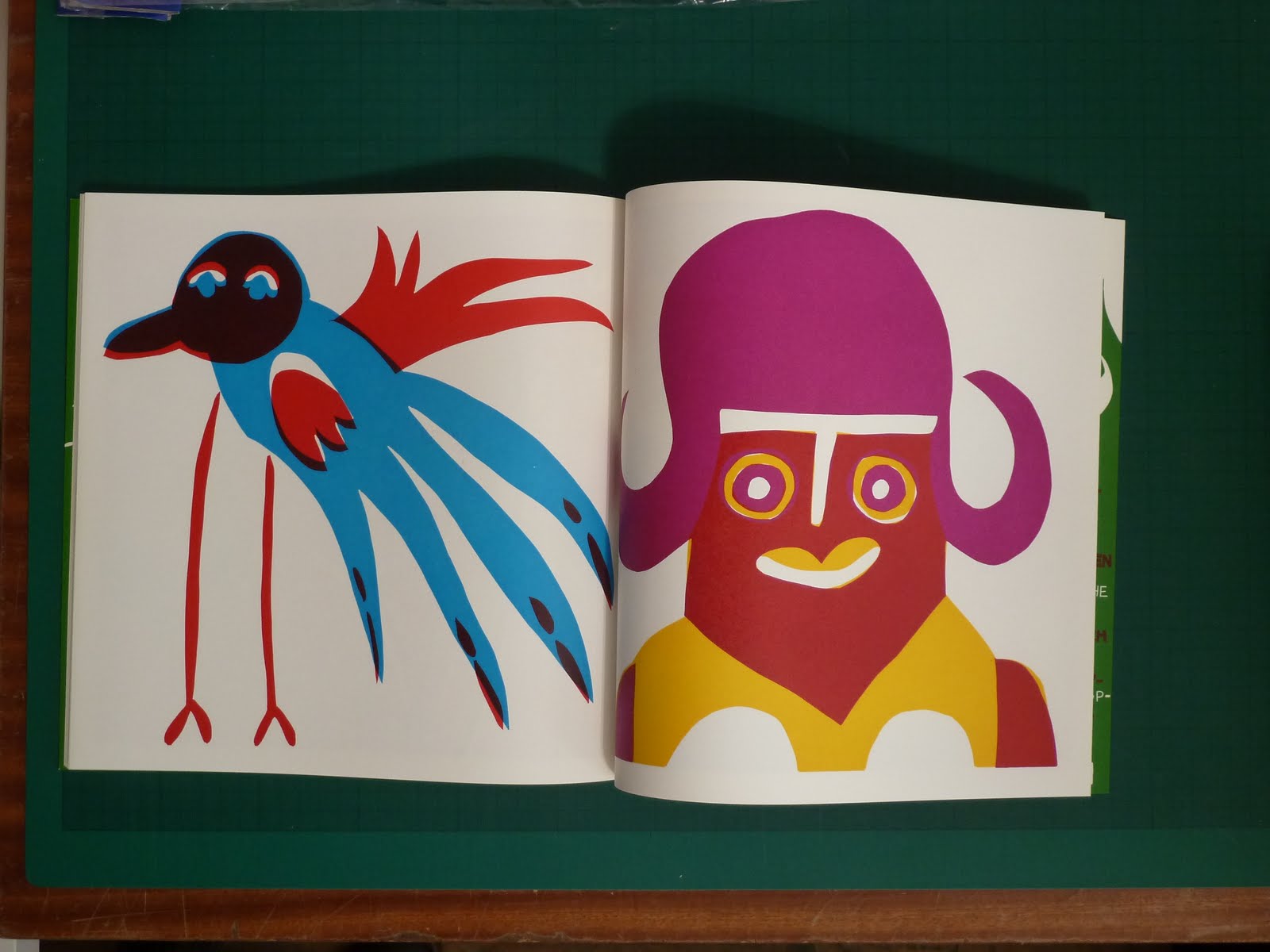 Katja Schwalenberg linocut book LinocutBoy