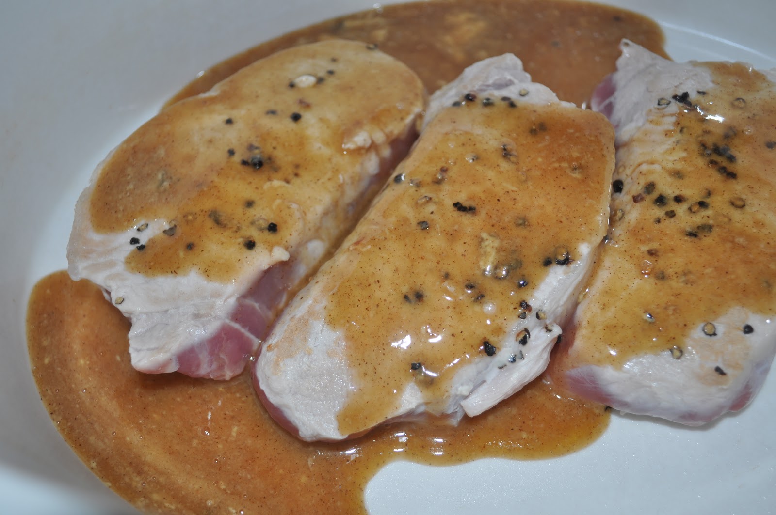 Beth's Favorite Recipes Honey and Spice Glazed Pork Chops