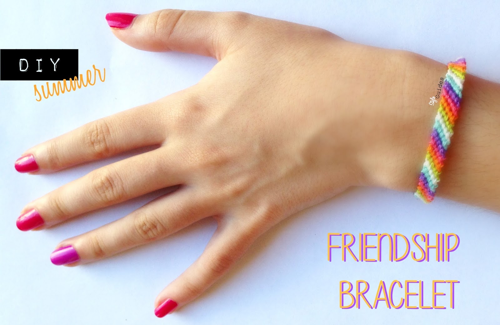 DIY Friendship macrame Bracelet tutorial Style Guides moda