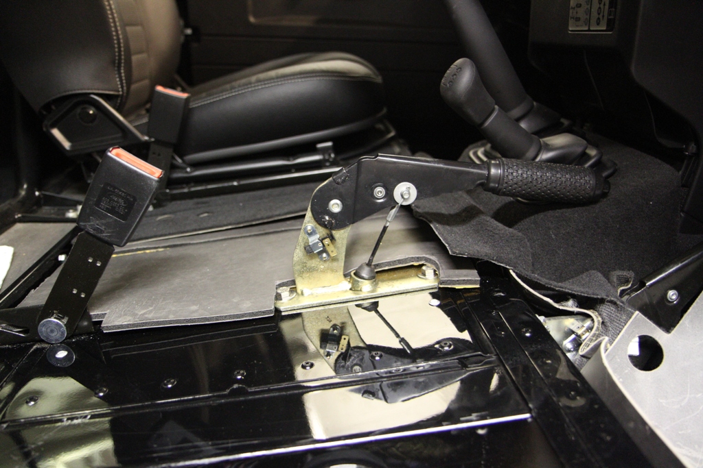 Defender 90 XS Repositioned Hand Brake Lever