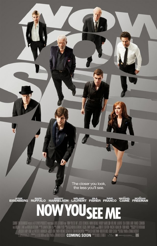 La película Now You See Me (Ahora me ves...) La película Now You See Me (Ahora me ves...)