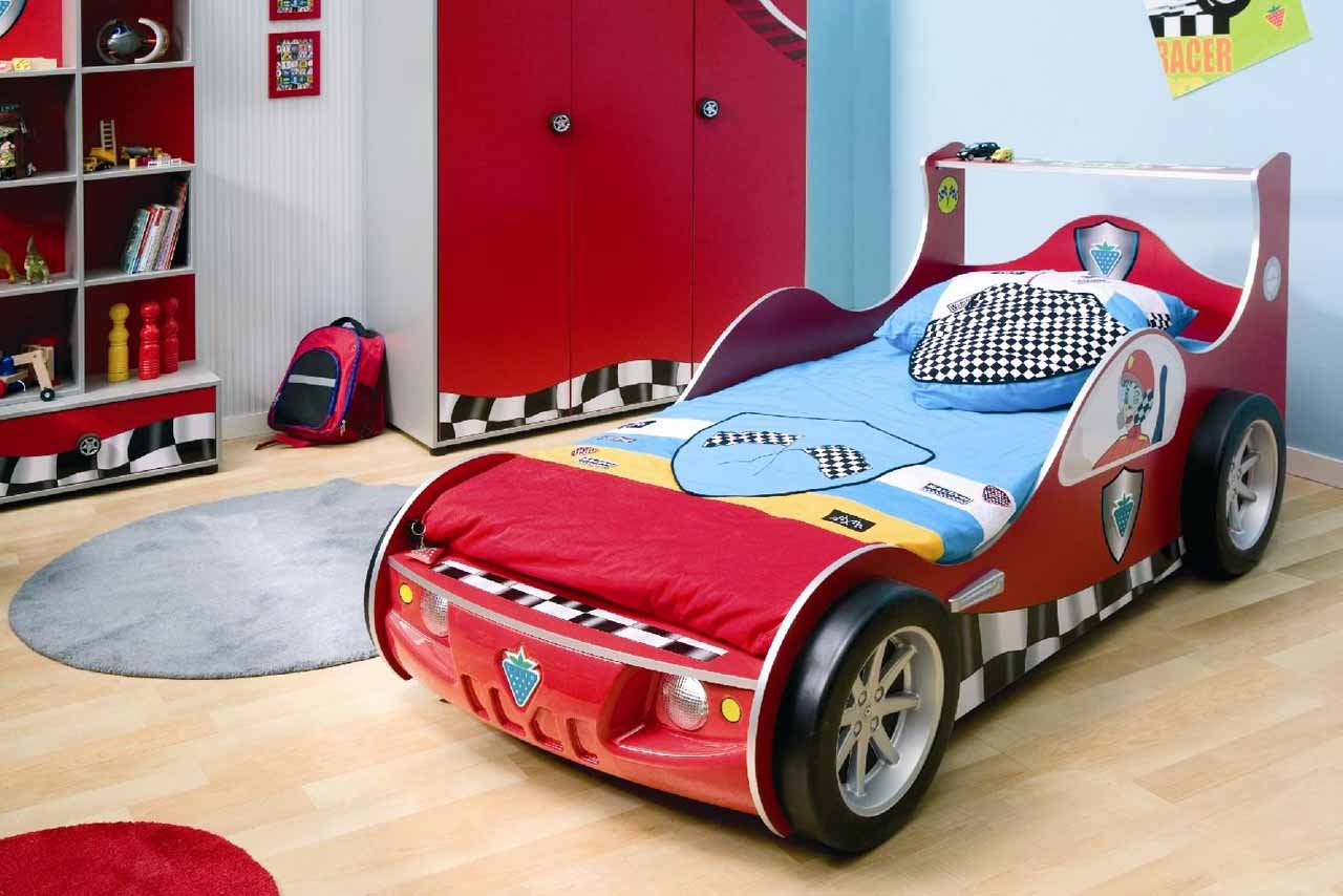 Race Car Bedroom Boy Decorating Idea