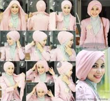 Tutorial Hijab Turban Cantik | tutorial hijab modern elegan terbaru Tutorial Hijab Turban Cantik | tutorial hijab modern elegan terbaru