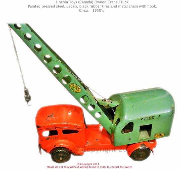 Old Antique Toys The Lincoln Toys (Canada) Collection An Ongoing