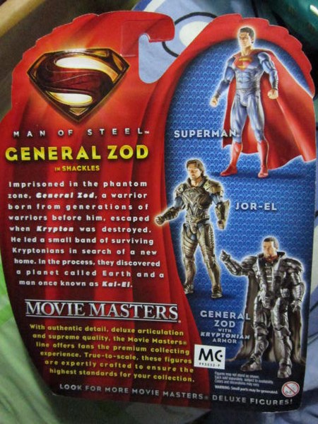 DC Universe DC Man of Steel Movie Masters Superman vs. General Zod Movie  Pack 