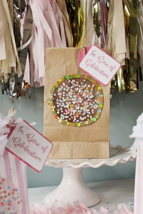 Icing Designs DIY Confetti Window Treat Bags