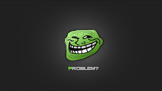Laughing Green Trollface Problem HD Wallpaper