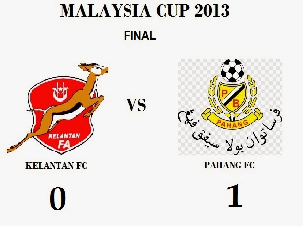 Malaysia Cup 2013.The match was played at Shah Alam Stadium, Selangor