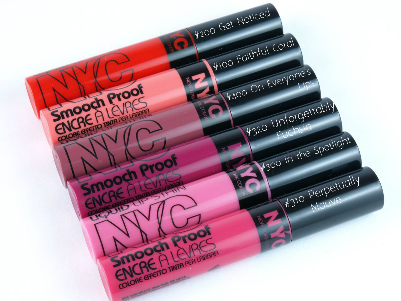 NYC New York Color Smooch Proof Liquid Lip Stain: Review and Swatches