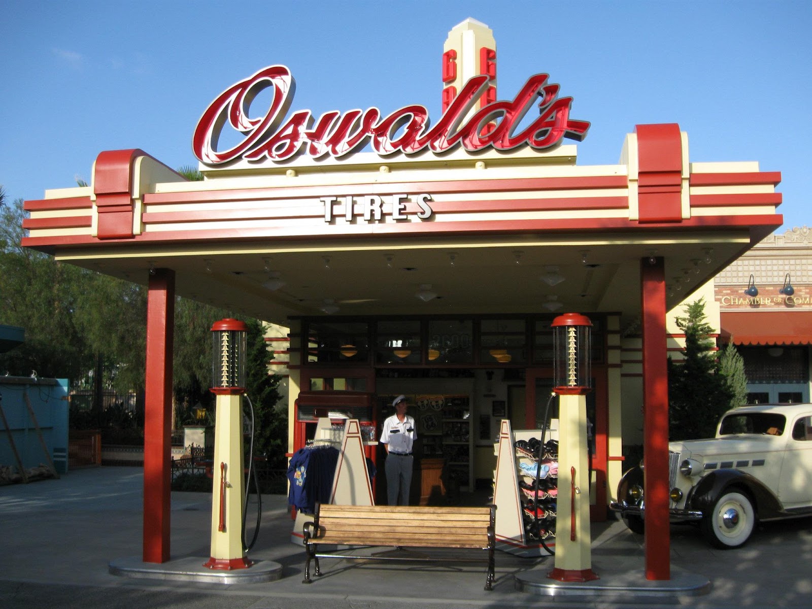 Sasaki Time Buena Vista Street History Oswald's Gas Station, 2600