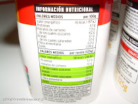 Valores nutricionales del yogur natural desnatado edulcorado EROSKI BASIC