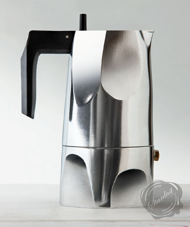 modern interior design: Ossidiana Coffee Maker by Alessi
