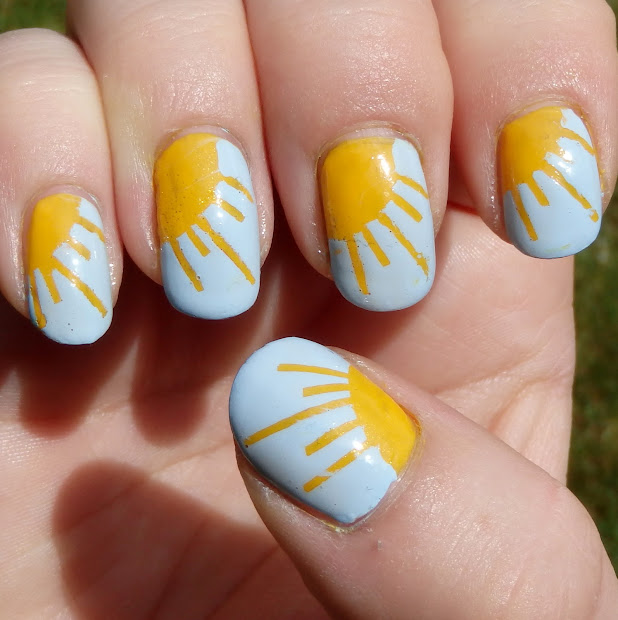 quixii's nails 05 12 13 - sunshine