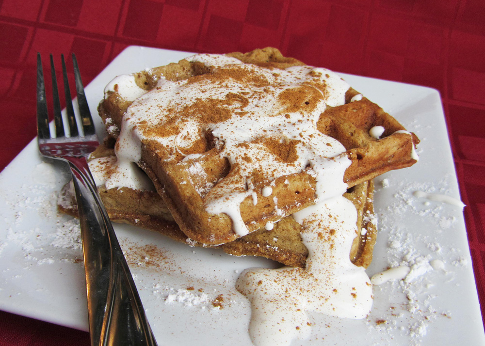 gingerbread waffles