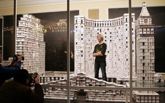Largest Playing Cards Structure - World Record