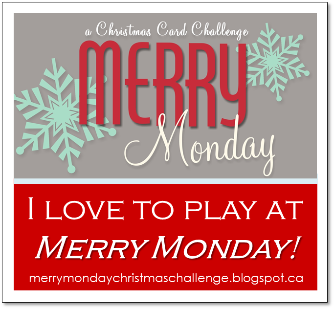 Merry Monday Christmas card challenge now has a new home