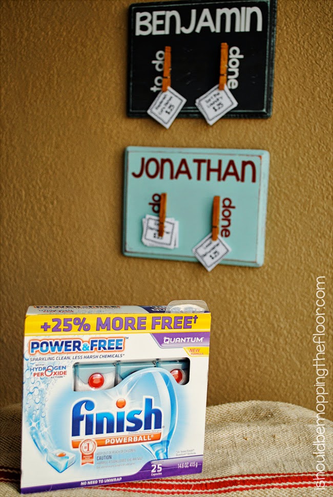 How to create these simple DIY Chore Boards | Free Printable Chore Cards available for download, too.