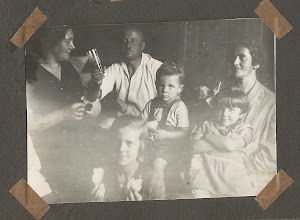 Marie, Egbert, Babette, Egbert, vermutlich Marianne und Elsa, um 1930