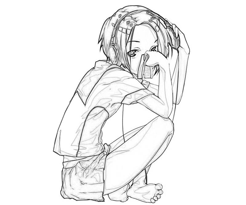 Kobayakawa Rinko Look Coloring Pages kobayakawa-rinko-look-coloring-pages
