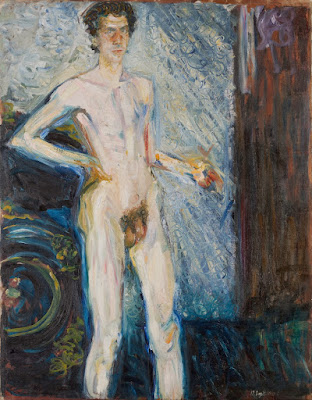 Richard Gerstl Autorretrato desnudo con paleta