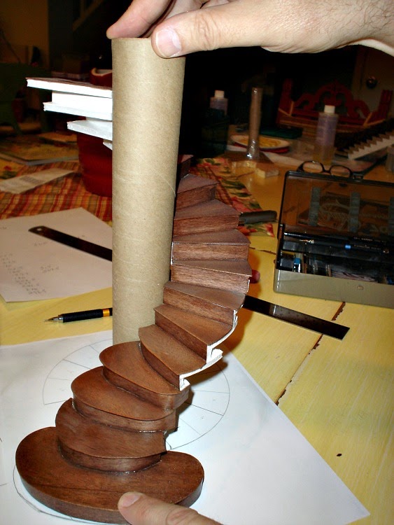 Miniature Endeavors: Planning a Miniature Spiral Staircase