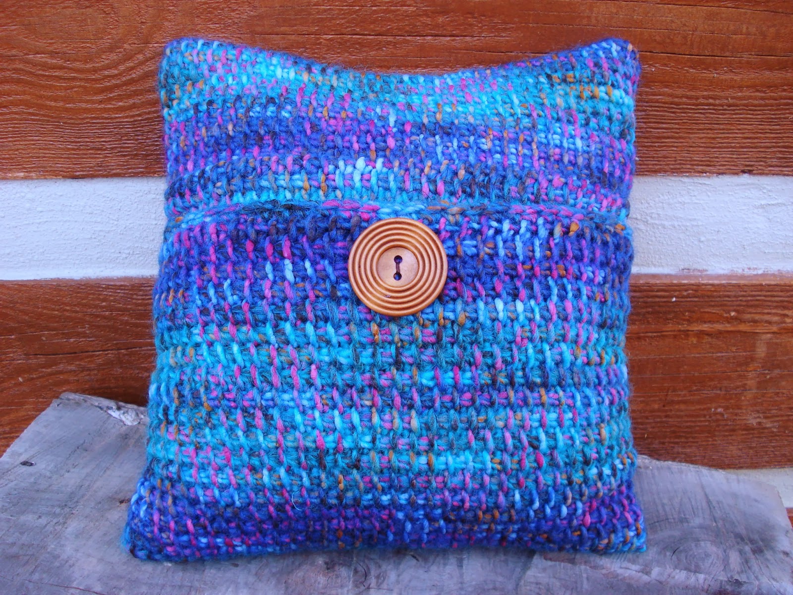Bohochet Free pattern Tunisian Crochet Gypsy Pillow Cover
