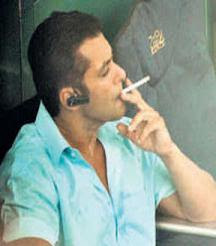 Salman With Cigrate