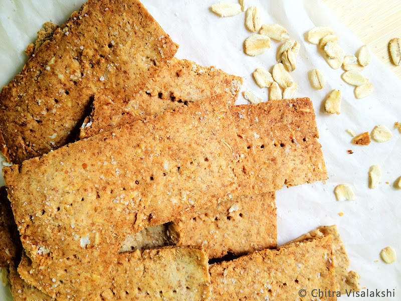 From my kitchen... Oatmeal Crackers
