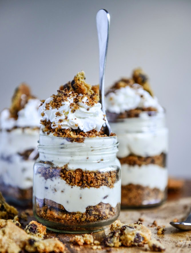 Chocolate Chip Cookie No Bake Cheesecake Parfaits Easy Recipes Blog