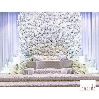 pelamin bunga penuh 2017 pelamin bunga penuh putih