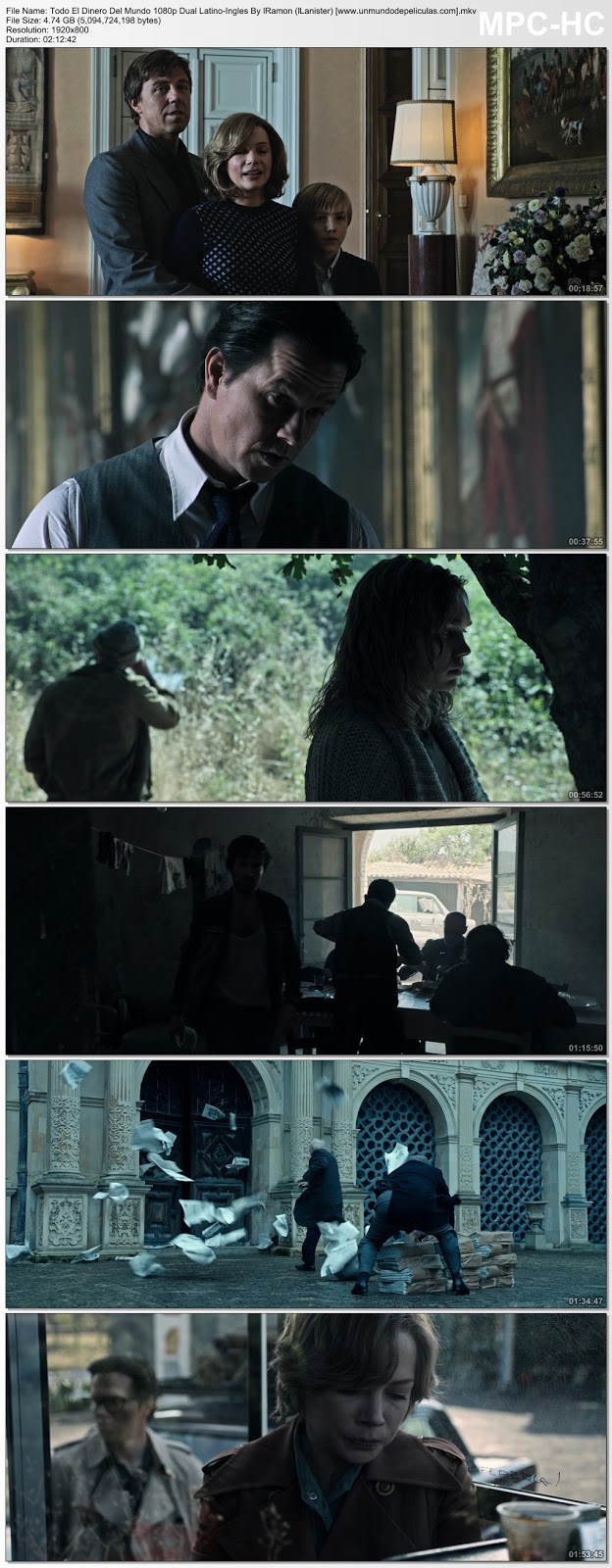 Capturas de la película.