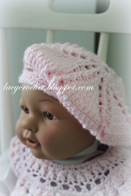 Lacy Crochet: Baby/Toddler Berets, Free Crochet Pattern
