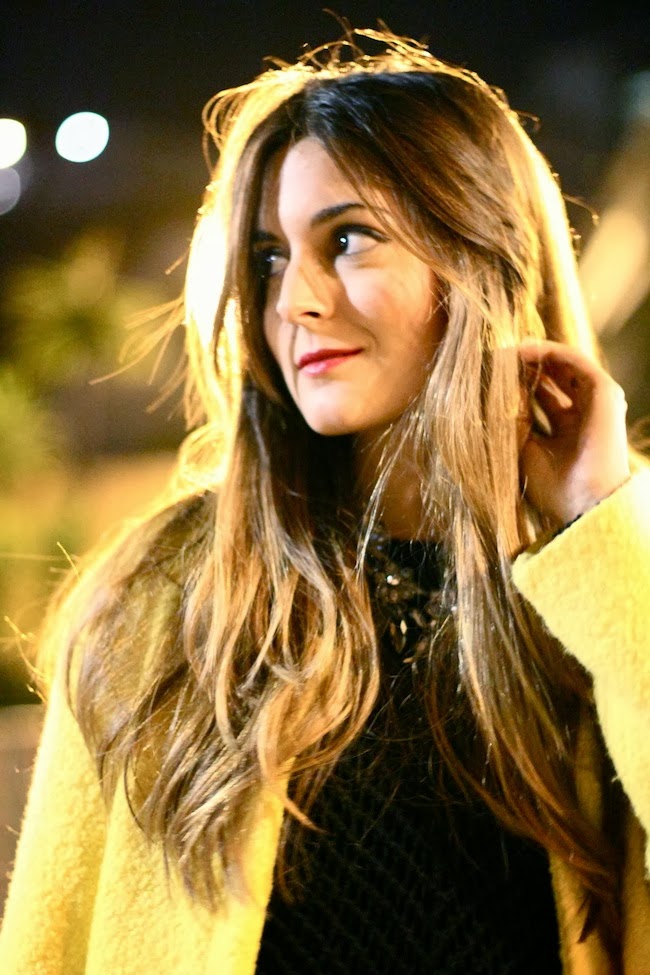 Marilyn's Closet FASHION BLOG Yellow at night