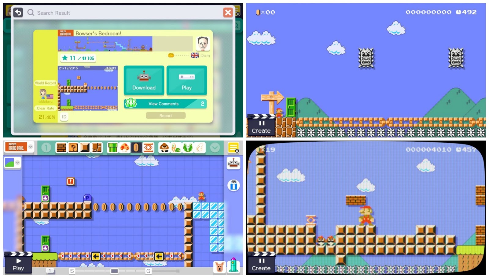 Nintendo Super Mario Maker, Dick and Dom, Dick and Dom create Super Mario Maker Levels