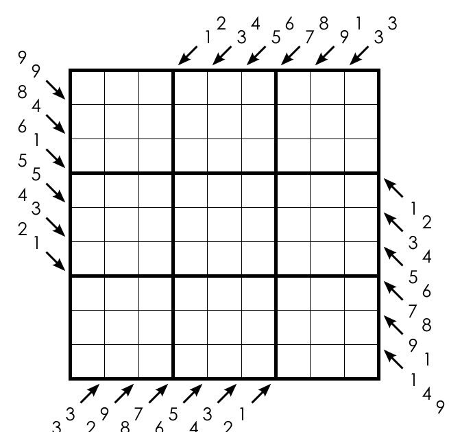 Variantes de Sudoku Diagonal outside sudoku N°2