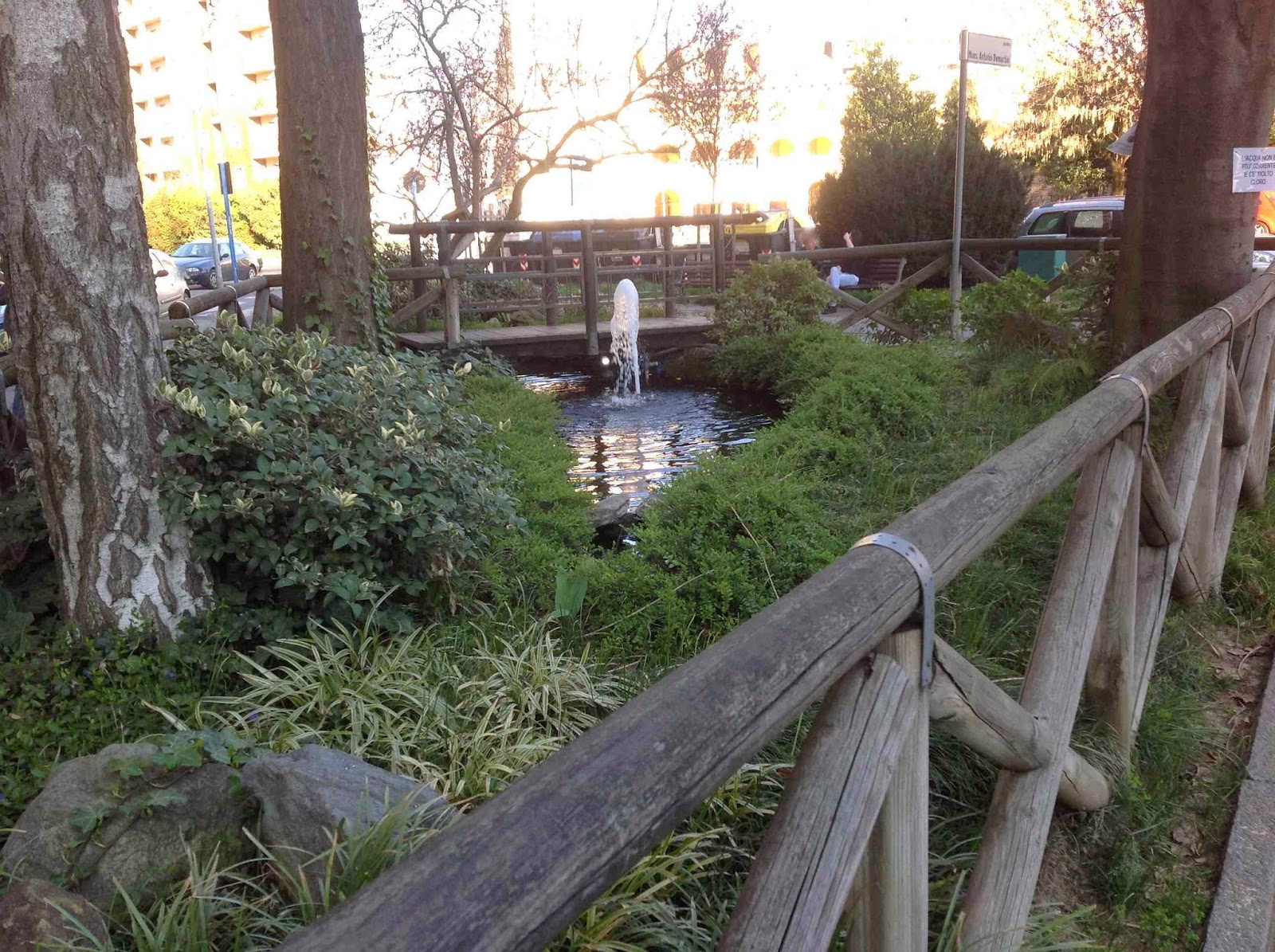 Alessandria post, il blog di pier carlo lava: laghetto in città Giardino disegno Laghetto