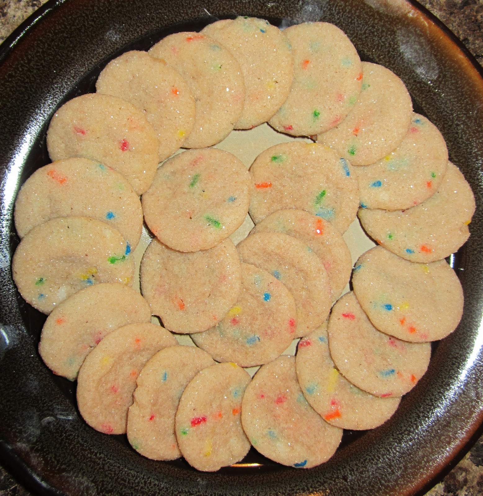 Banana Rum Baking Cinnamon Sugar Sprinkle Cookies