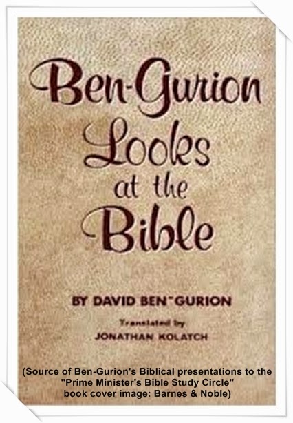 BEN-GURION LOOKS AT THE BIBLE