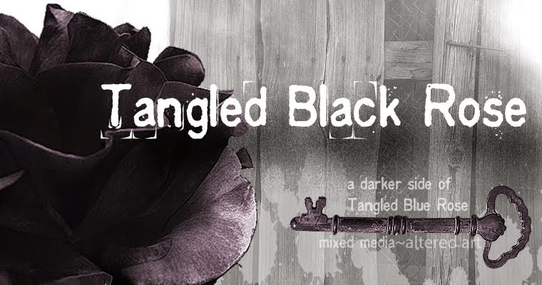 Tangled Black Rose