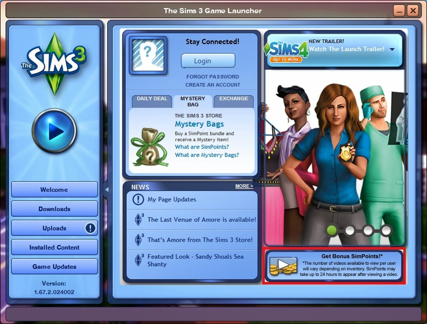 sims 3 how to get simpoints